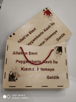 Melit Kız İsteme Ahşap 